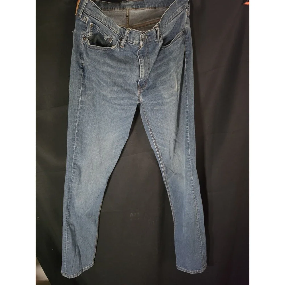 Levi's 510 Skinny Fit Men's Jeans W34 L38 Light Wash Stretch Denim